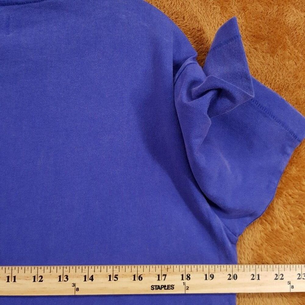 MARKET STUDIO Shirt Mens Small Blue Purple Pullover Crew Sacred Basketball Tee - Picture 5 of 8